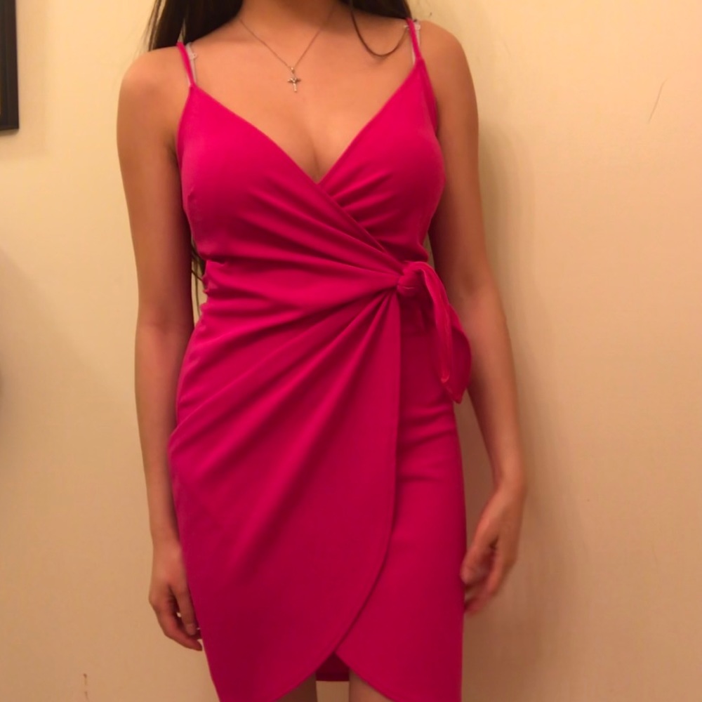 SNATCHED fuchsia dress - prom